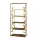 Стелаж для зберігання в стилі Loft Золотий NS-1839 2080x1150x450 мм