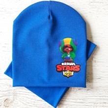 Дитяча шапка з хомутом КАНТА розмір 48-52 Синій (OC-522)