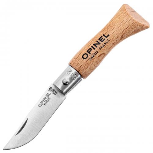 Складний ніж Opinel Inox №2 нержавіюча сталь 79 мм (001070) Складний ніж Opinel Inox №2 нержавіюча сталь 79 мм (001070)