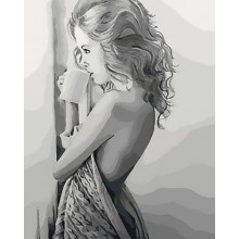 Картина за номерами Ідейка Наодинці з мріями 40х50 см (KHO4545)