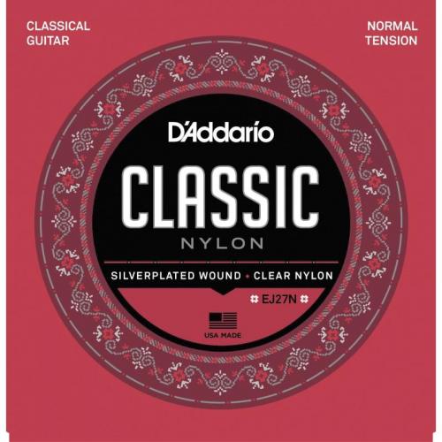 Струни для класичної гітари D'Addario EJ27N Student Nylon Струни для класичної гітари D'Addario EJ27N Student Nylon