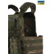 Плитоноска без плит з підсумками No Brand Molle One Size Піксель (1833928577)