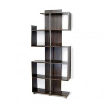 Полка напольна Тиса Мебель М-5 Темний горіх 191x27x83.2 см