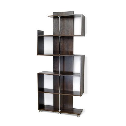 Полка напольна Тиса Мебель М-5 Темний горіх 191x27x83.2 см Полка напольна Тиса Мебель М-5 Темний горіх 191x27x83.2 см