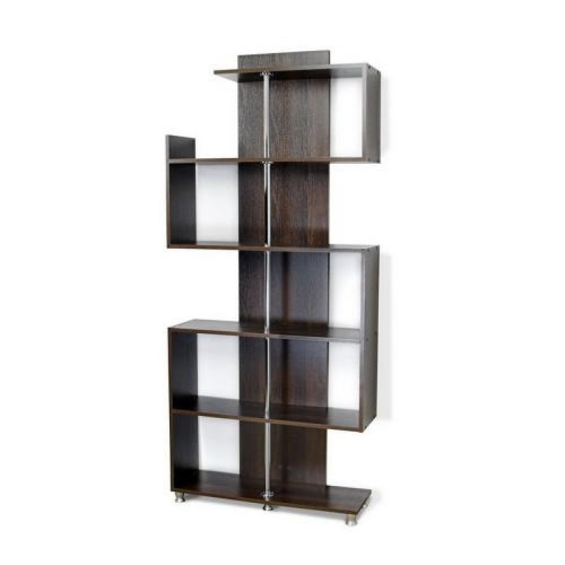 Полка напольна Тиса Мебель М-5 Темний горіх 191x27x83.2 см