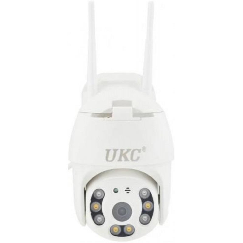 IP камера відеоспостереження вулична з WiFi UKC N3 6913, кольорова з нічною зйомкою, біла