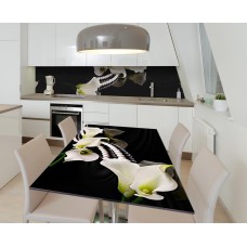 Наклейка 3Д вінілова на стіл Zatarga «Дика неприступність» 600х1200 мм для будинків, квартир, столів, кав'ярень,