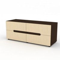 Тумба під ТВ-5 Стиль Компанит Венге комбі (New-156) Тумба під ТВ-5 Стиль Компанит Венге комбі (New-156)