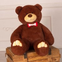 Плюшевий ведмедик Mister Medved Хеппі 130 см Бурий (007) Плюшевий ведмедик Mister Medved Хеппі 130 см Бурий (007)