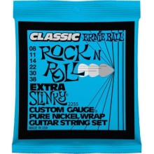 Струни для електрогітари Ernie Ball 2255 Classic Pure Nickel Extra Slinky 8/38