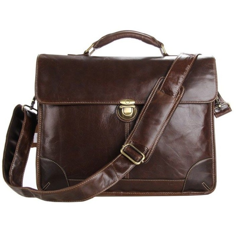 Сумка чоловіча Vintage 14085 для ноутбука Коричнева, Коричневий