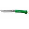 Ніж Opinel №7 Inox Trekking 80 мм Зелений (002210)