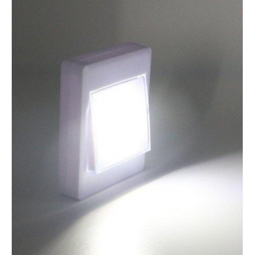 LED світильник на батарейках у вигляді вимикача 4хAAA Bautech KL305-COB (1756375694) LED світильник на батарейках у вигляді вимикача 4хAAA Bautech KL305-COB (1756375694)