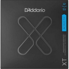 Струни для акустичної гітари 6 шт D'Addario XTAPB1253 XT Phosphor Bronze Light 12/53