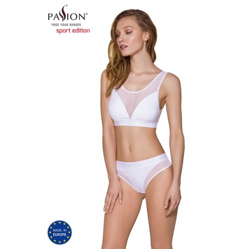 Топ з прозорою вставкою Passion PS002 TOP white, size L в інтернет супермаркеті PbayMarket!