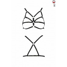 Бюстгальтер-стрепы ARMANDA BRA black XXL/XXXL - Passion Exclusive