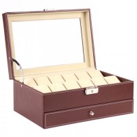 Шкатулка для зберігання годинників Craft 12WJ.PU.BR Коричневий