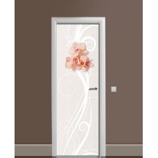 Наклейка на двері Zatarga «Мила скромність» 650х2000 мм вінілова 3Д наклейка декор самоклеюча