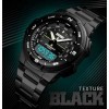 Чоловічий наручний годинник Skmei 1370 Black 1370BKBK (17130-hbr)