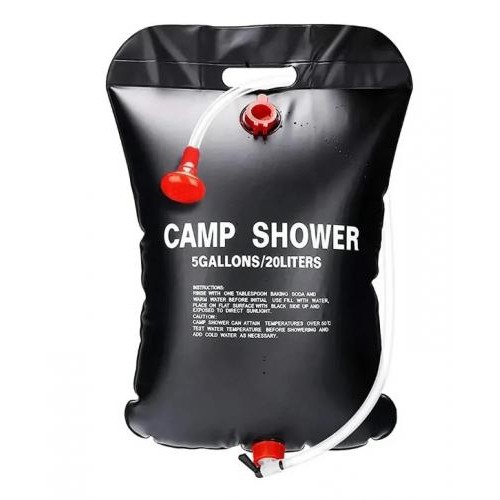 Портативний літній душ Camp Shower 20 л Чорний (2104618606) Портативний літній душ Camp Shower 20 л Чорний (2104618606)