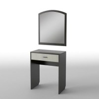 Туалетний столик Тиса Мебель БС-27 Венге Дуб молочний 75x40x70 см