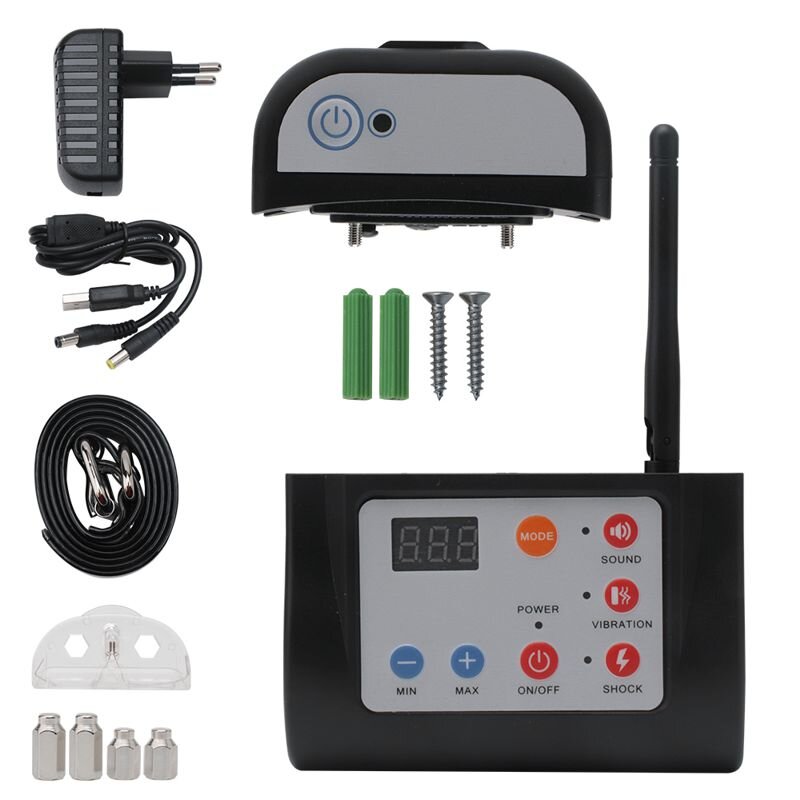 Бездротовий електронний паркан для собак + електронний нашийник для дресирування 2в1 Petguider883-1