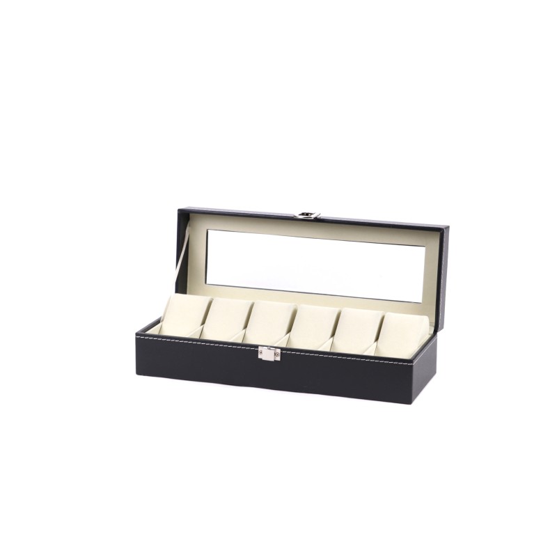 Скринька для зберігання годинників Craft 6PU.1/6 Чорний