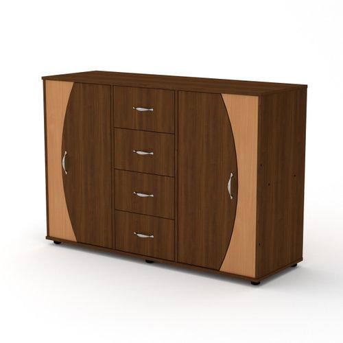 Комод для речей Компанит Горіх екко 4 2 2 Комод для речей Компанит Горіх екко 4 2 2