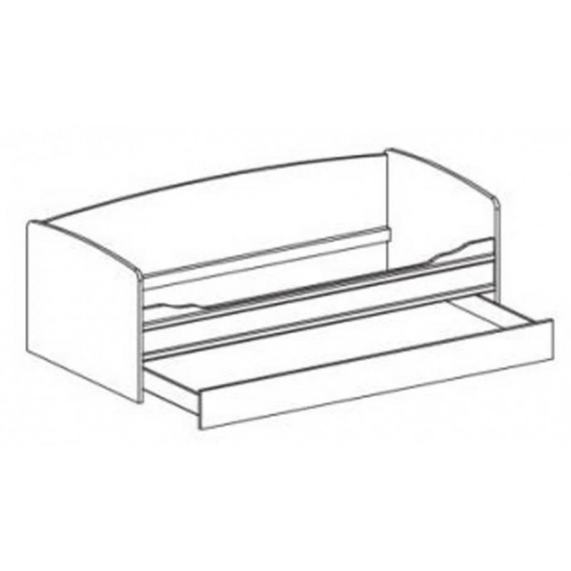 Тапчан Меблі Сервіс Валенсія дуб самоа