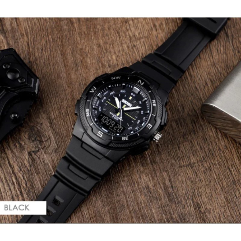 Годинник чоловічий спортивний Skmei 1454 Чорний