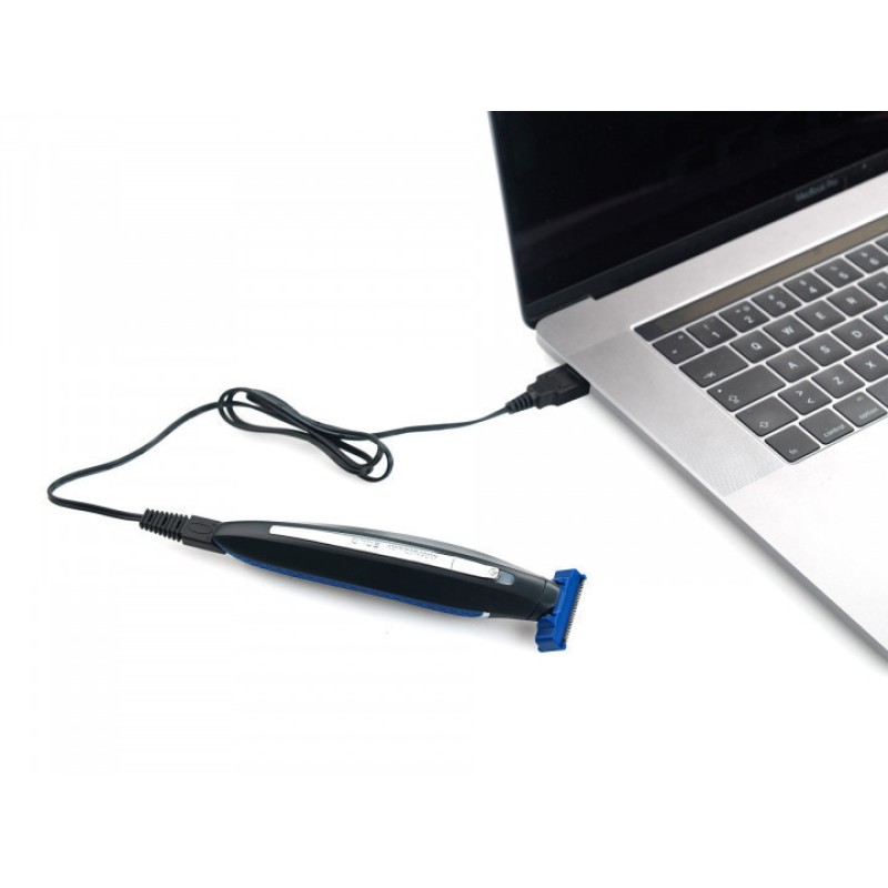 Чоловіча електробритва з тримером MicroTouch Solo Black-Blue (3sm_912884390)