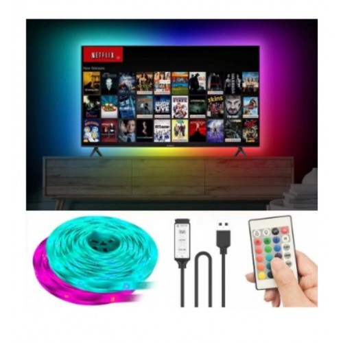 Світлодіодна стрічка з пультом RGB USB 7572 2 м Світлодіодна стрічка з пультом RGB USB 7572 2 м