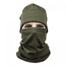 Комплект шапка та баф флісова No Brand JY-139 One Size Green