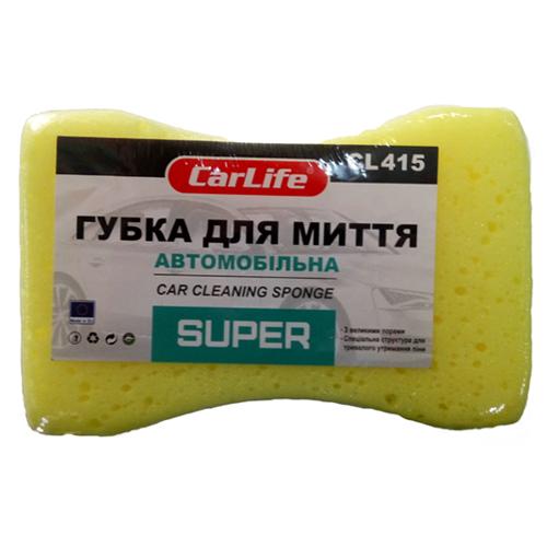 Губка CARLIFE Super з великими порами 195x130x70mm, жовта CL-415 в інтернет супермаркеті PbayMarket!