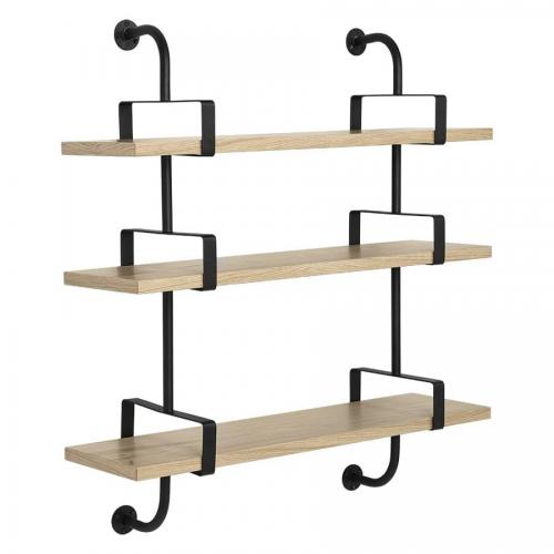 Полиці навісні з труб GoodsMetall у стилі LOFT 1080х1200х250 ПТ3