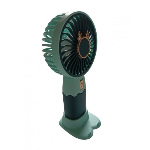 Вентилятор ручний акумуляторний Mini Fan ZB088C USB Синьо-бірюзовий