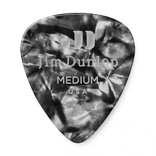 Медіатори Dunlop 483P02MD Genuine Celluloid Black Pearloid Medium Player's Pack (12 шт.) Медіатори Dunlop 483P02MD Genuine Celluloid Black Pearloid Medium Player's Pack (12 шт.)