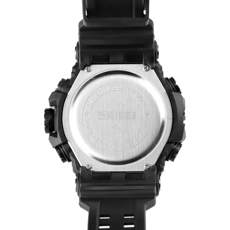 Чоловічий наручний годинник Skmei 1520 Чорний