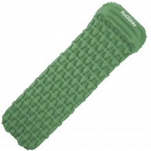 Килимок надувний Naturehike FC-12 NH19Z003-P з подушкою 198х59х6.5 см Зелений (1047-6927595737750)