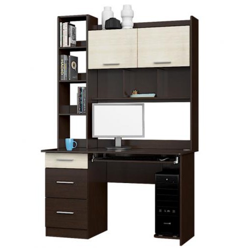 Комп'ютерний стіл Еверест Школяр-6 Венге комбі Комп'ютерний стіл Еверест Школяр-6 Венге комбі