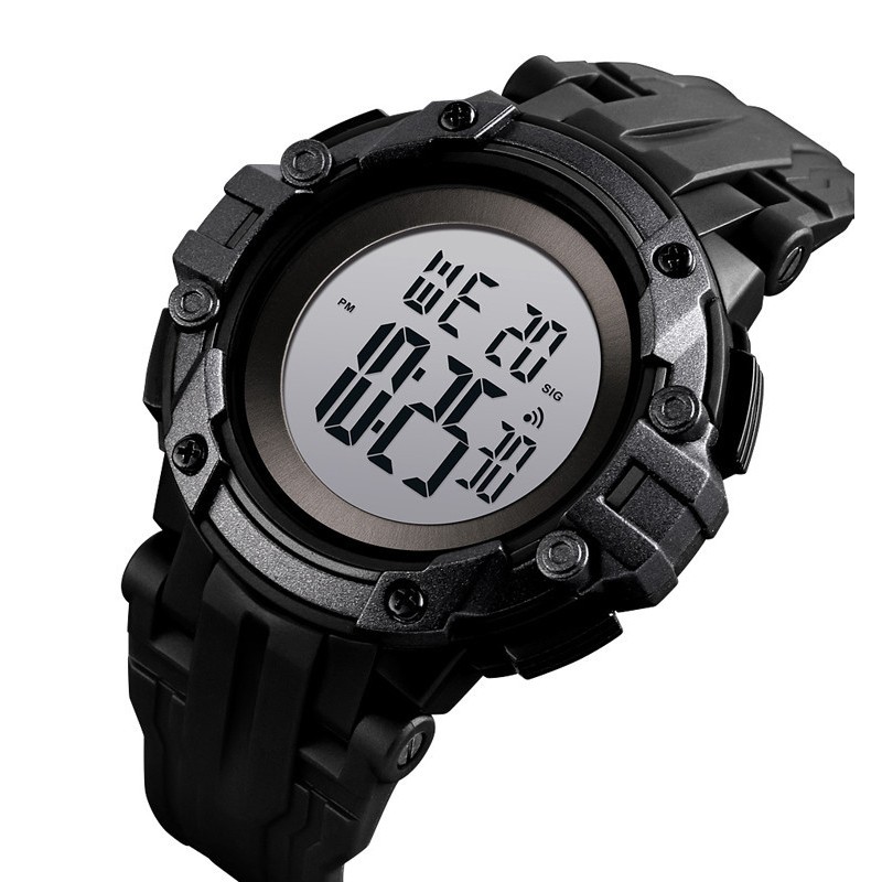 Чоловічий наручний годинник Skmei 1545 Чорний