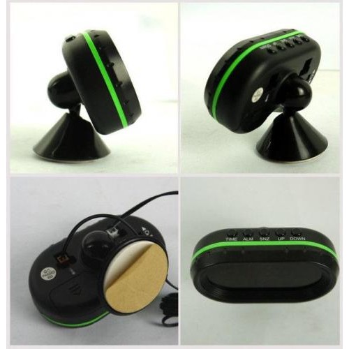 Годинник термометр вольтметр автомобільний VST 7009V Чорний із зеленим (008099) Годинник термометр вольтметр автомобільний VST 7009V Чорний із зеленим (008099)