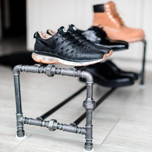 Взуття із труб GoodsMetall в стилі Лофт 1100х340х330 ПТ11 Взуття із труб GoodsMetall в стилі Лофт 1100х340х330 ПТ11