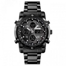 Чоловічий наручний годинник Skmei Molot Limited AllBlack Чорний