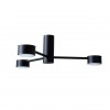 Люстра стельова MSK Electric Space 3 плафони GX53 Чорний NL 8041-3 BK