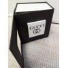 Подарункова упаковка-коробка для годинника Gucci чорний 90х90х60 мм