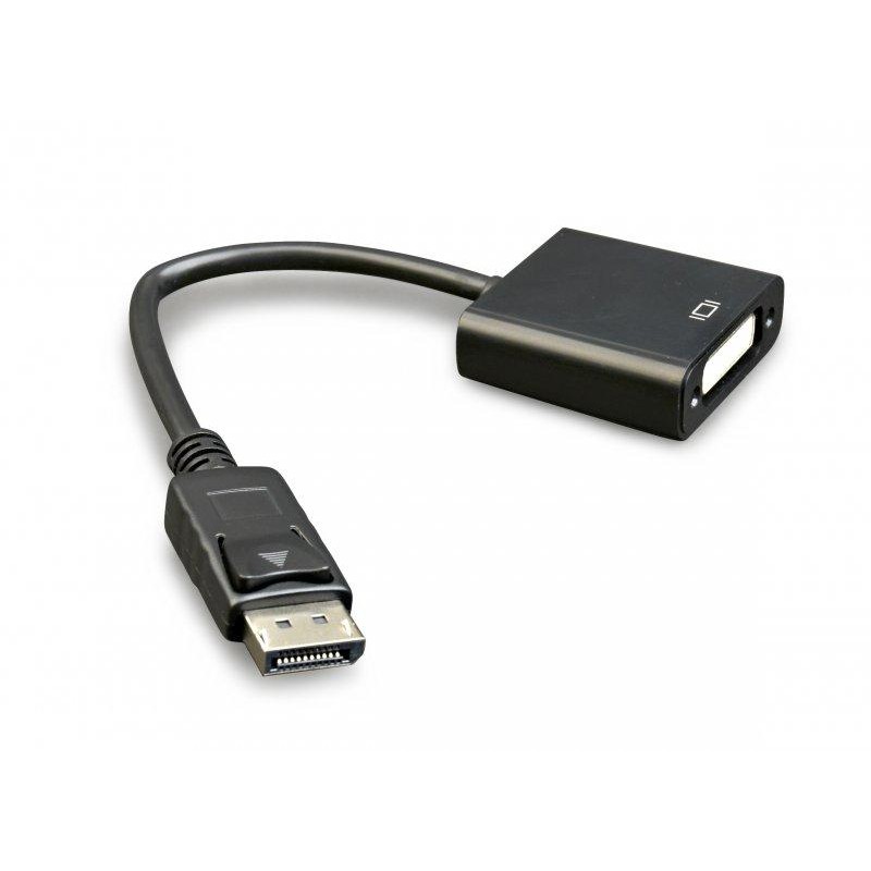Адаптер Cablexpert DisplayPort DVI M/M 0.1 м Black (A-DPM-DVIF-002)
