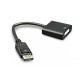 Адаптер Cablexpert DisplayPort DVI M/M 0.1 м Black (A-DPM-DVIF-002)