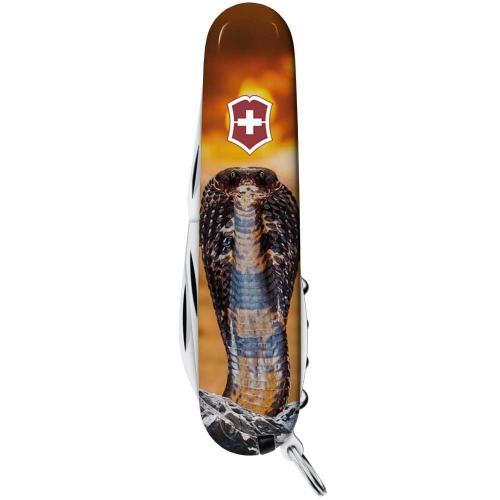 Складаний ніж Victorinox Spartan Zodiac Королівська кобра 9.1 см Різнокольоровий (1.3603_Z4230pk) Складаний ніж Victorinox Spartan Zodiac Королівська кобра 9.1 см Різнокольоровий (1.3603_Z4230pk)