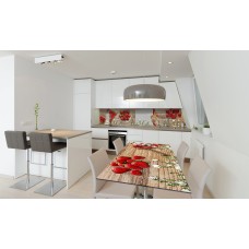 Наклейка вінілова на стіл Zatarga «Полуничний пиріг» 600х1200 мм Z180748st